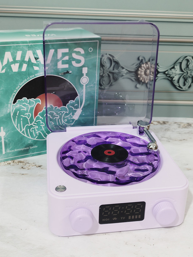 گرامافون موزیکال رنگ بنفش