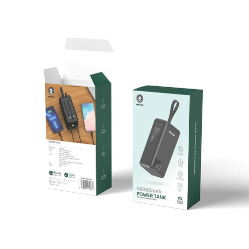 پاور بانک گرین لاین Green Lion GNPWT50KPB Power Tank Power Bank 50000mAh